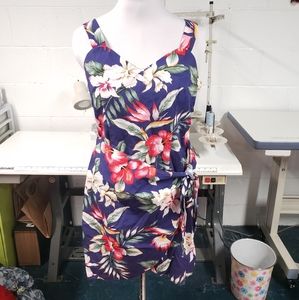 KYS International Fashion Hawaiian Sarong Dress Size Large